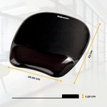 Fellowes Crystal Mouse Pad Black