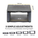 Fellowes Premium Monitor Stand Black