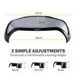 Fellowes Monitor Riser Blk/Clr