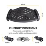 Fellowes Smrt Suites Foot Rockr Blk