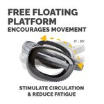 Fellowes Smrt Suites Foot Rockr Blk