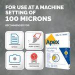 Fellowes Apex A4 Lam Pouch Pk100