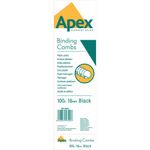 Fellowes Apex Blk Comb 16Mm Pk100