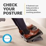 Fellowes Refresh Footrest Black