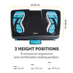 Fellowes Energizer Footrest Black