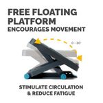 Fellowes Energizer Footrest Black