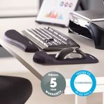 Fellowes Plush Touch Mousepad Black