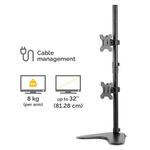 Fellowes Dual Vertical Monitor Arm