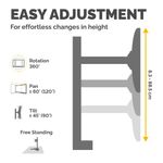 Fellowes Dual Vertical Monitor Arm