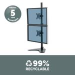 Fellowes Dual Vertical Monitor Arm