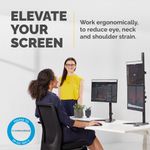 Fellowes Dual Vertical Monitor Arm