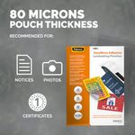 Fellowes Easymove Adh Pouch A3 Pk25