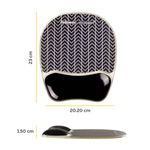 Fellowes Photo Gel Mouse Mat Chevron