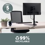 Fellowes Free Stand Monitor Arm Blk
