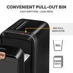Fellowes Lx221 M-Cut Shredder Black