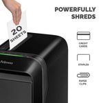 Fellowes Lx221 M-Cut Shredder Black