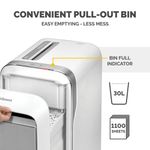 Fellowes Lx221 M-Cut Shredder White