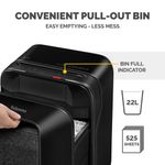 Fellowes Lx201 M-Cut Shredder Black