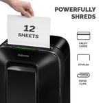 Fellowes Lx201 M-Cut Shredder Black