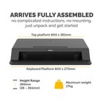 Fellowes Lotus Lt Sit/Stand Wkstn