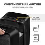 Fellowes Pwrshrd Lx200 Mc Shrd Blk