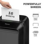 Fellowes Pwrshrd Lx210 Mc Shrdr Blk