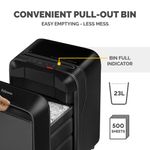 Fellowes Pwrshrd Lx210 Mc Shrdr Blk