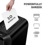 Fellowes Pwrshrd Lx65 Cc Shredr Blk