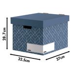 Bankers Box Stor Box Urb S Blu Pk5