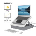 Fellowes Breyta Lapt Case/Riser Wht