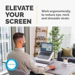 Fellowes Breyta Lapt Case/Riser Wht