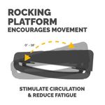 Fellowes Breyta Footrest Black