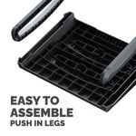 Fellowes Breyta Footrest Black