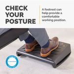 Fellowes Breyta Footrest Black