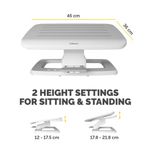 Fellowes Hana Footrest White