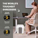 Fellowes Lx25 Cross-Cut Shredder Wht