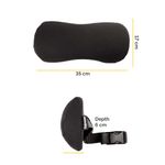 Fellowes Lumbar Cushion Black