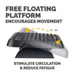 Fellowes Standard Adj Footrest Blk