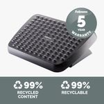 Fellowes Standard Adj Footrest Blk
