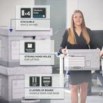 Fellowes Bankers Storage Box Pk10