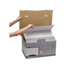 Fellowes Flip Top Container Bx Pk10