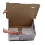 Fellowes Flip Top Container Bx Pk10