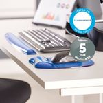 Fellowes Kybrd Cryl Gel Wrst Sup Blu