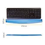 Fellowes Kybrd Cryl Gel Wrst Sup Blu