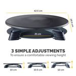 Fellowes Rotating Monitor Riser Ptfm
