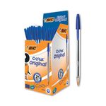 Bic Cristal Ball Pen Med Blue Pk50