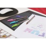 Bc Cristal Fun Purple Ball Pen Pk20