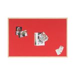 Bi-Office Memo Cork Brd 600X900 Red