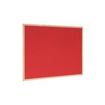 Bi-Office Memo Cork Brd 600X900 Red