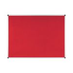Bi-Office Noticebrd 1200X900 Red/Alu